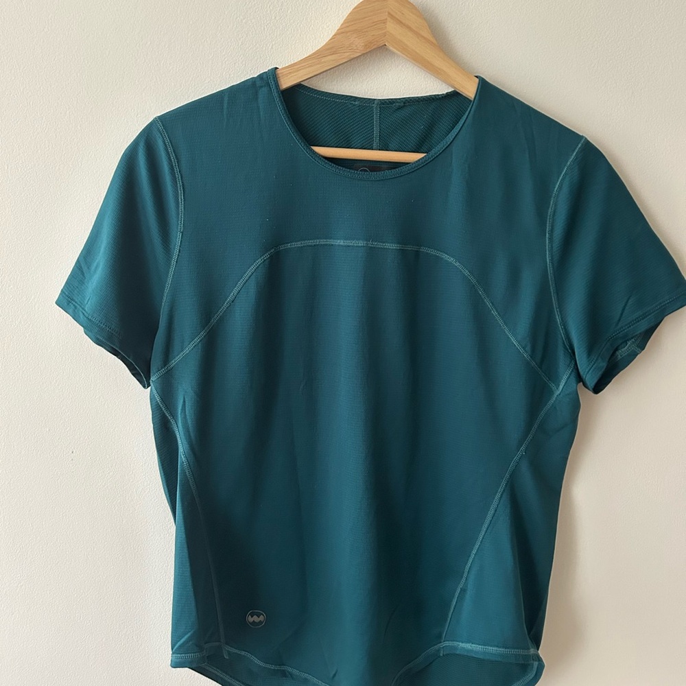 Janji Women's Teal Short-Sleeve Active Tee